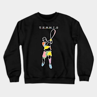 Tennis Sport Crewneck Sweatshirt